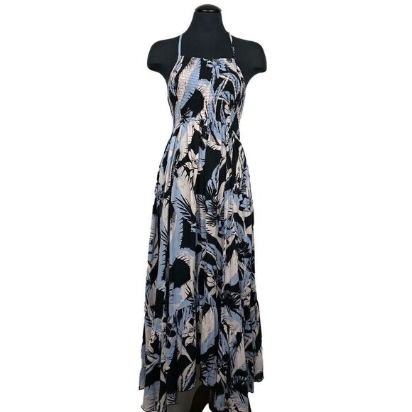 Free People Intimately Floral Blue Smocked Dress - Women’s M - Picture 2 of 13